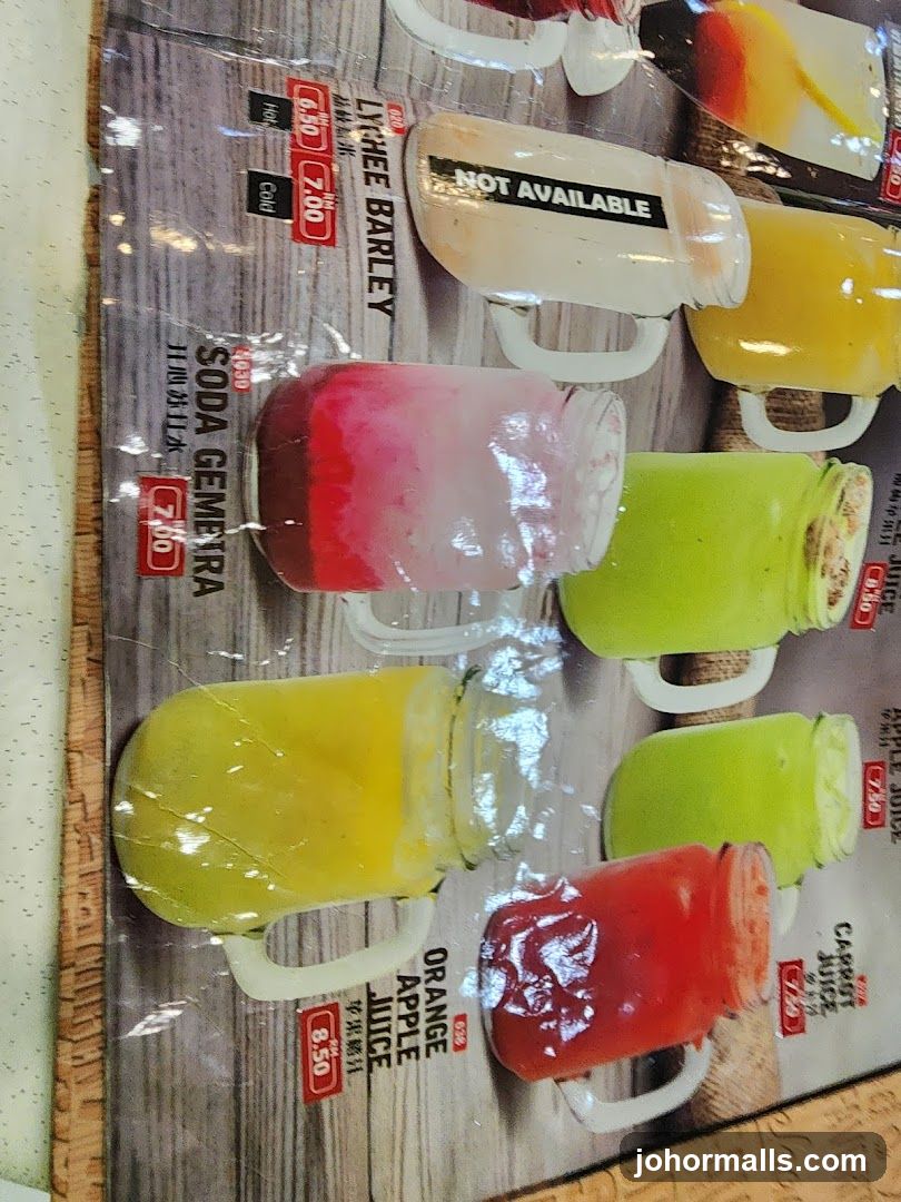 Beverage Menu