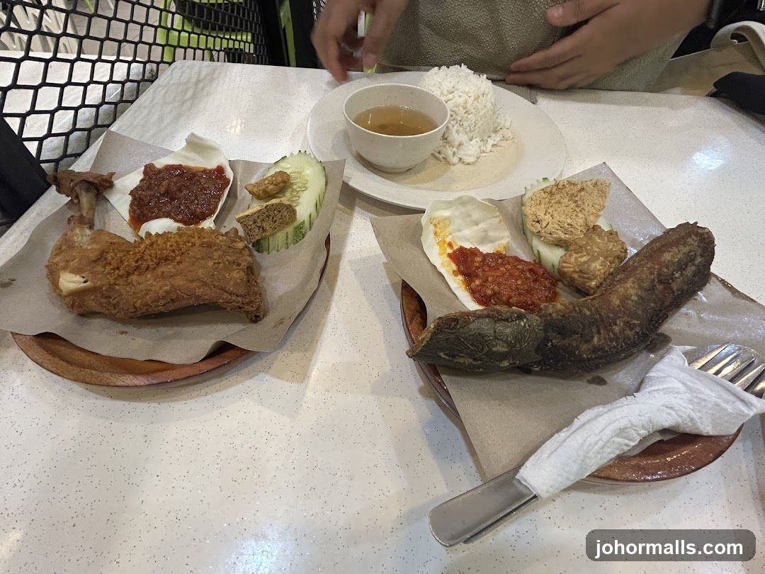 Fried Chicken and Fish Meal