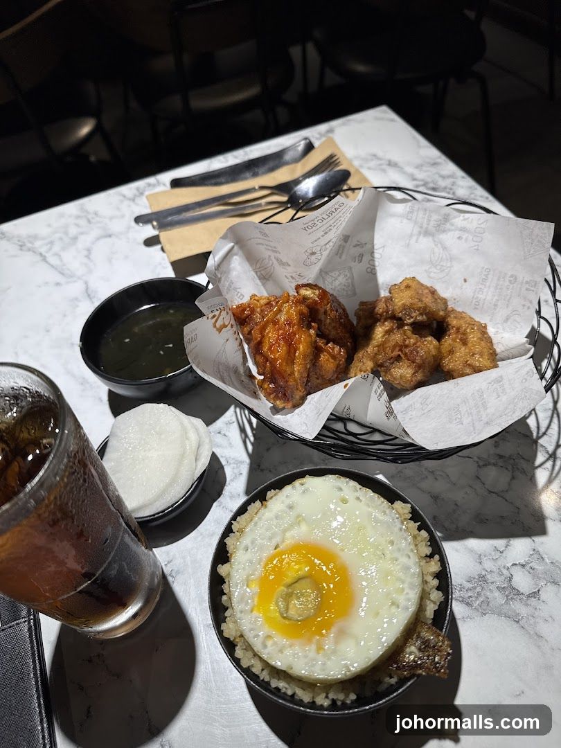 Fried Chicken and Rice
