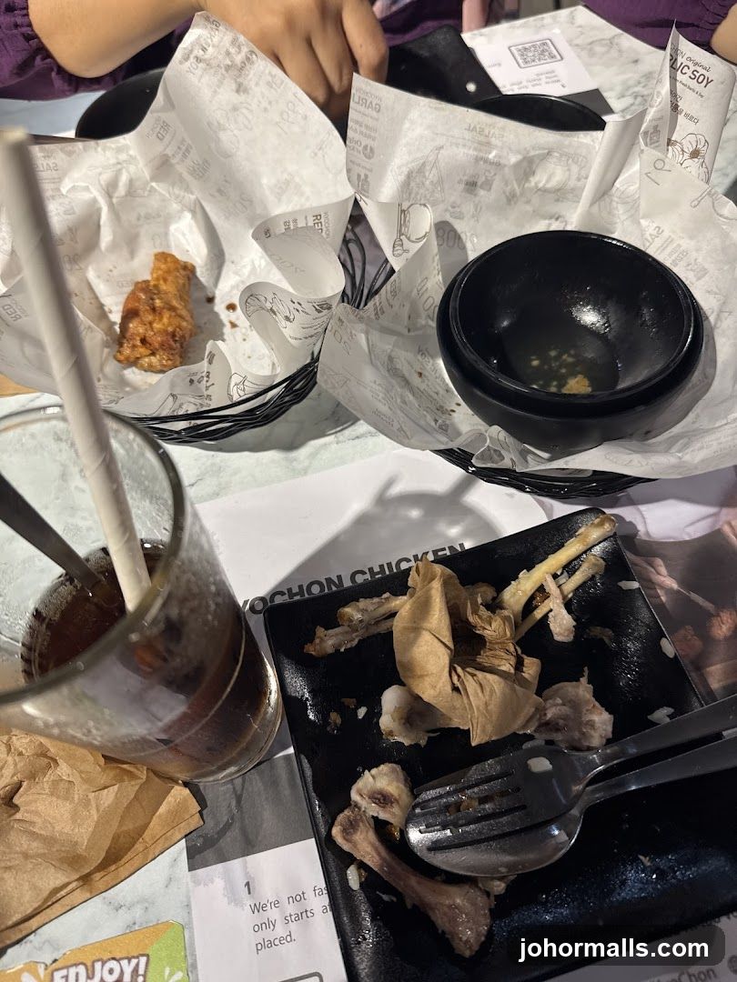 Leftover Chicken Bones and Drink