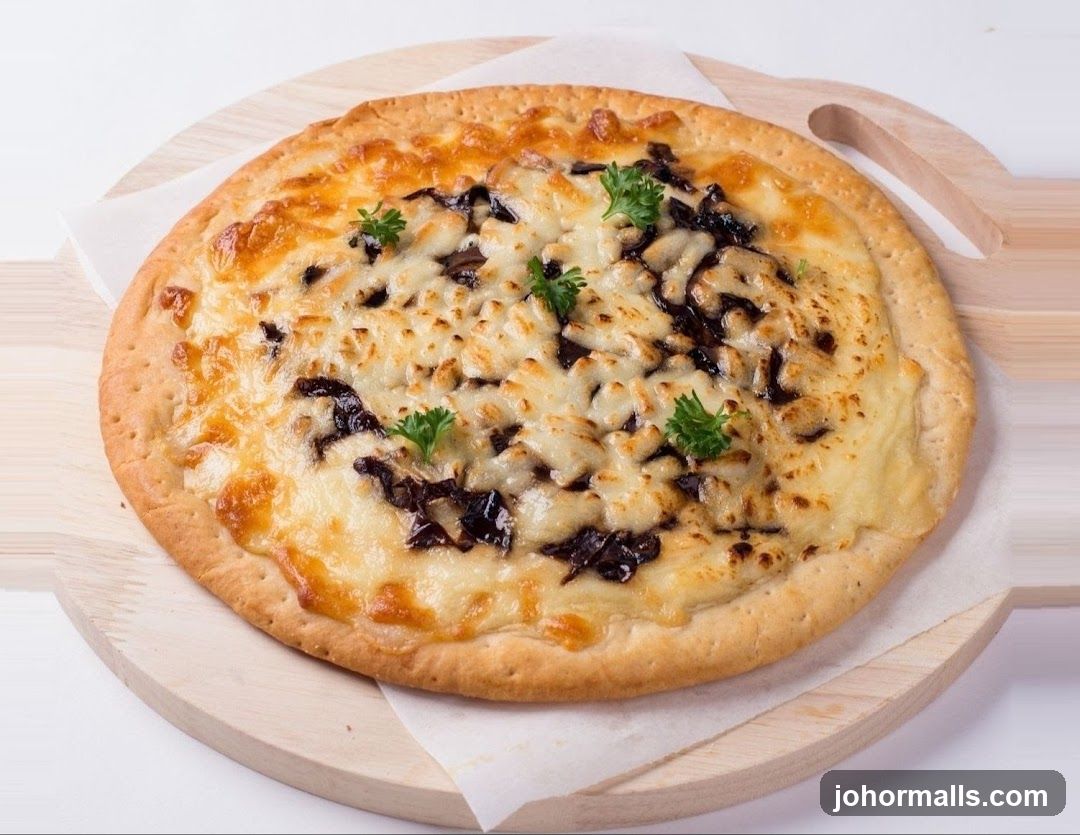 Caramelized Onion and Cheese Pizza