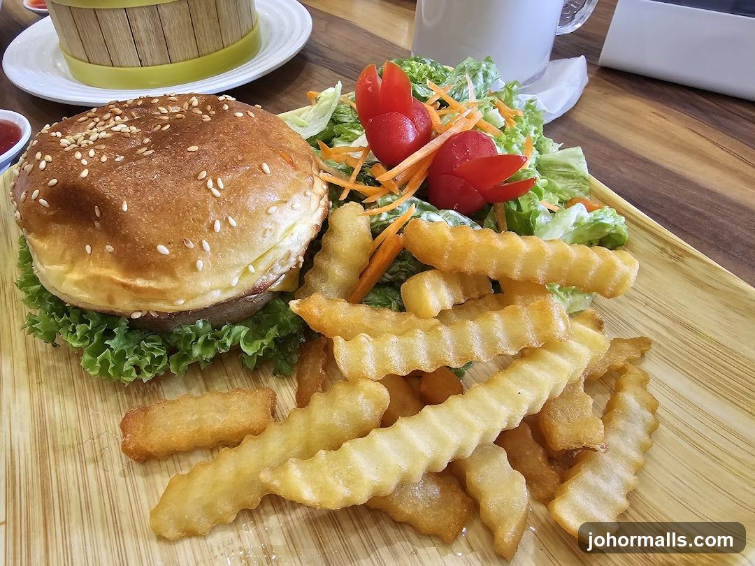 Burger and Fries
