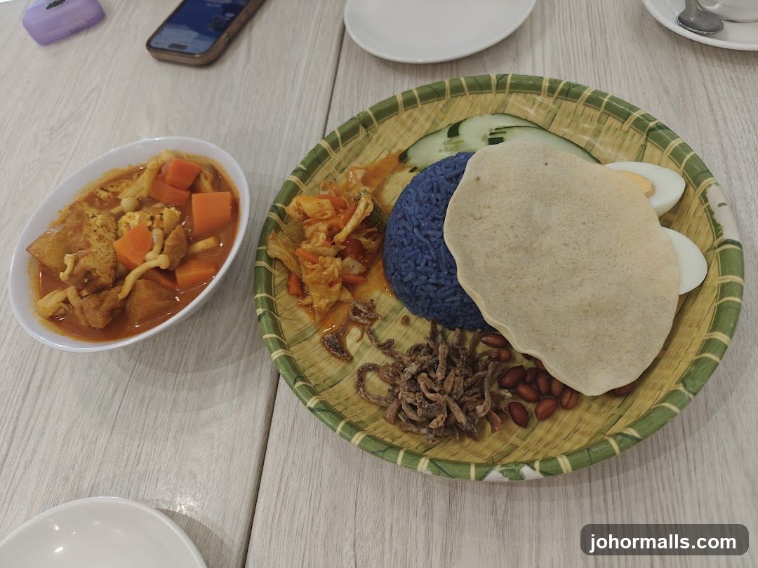 Nasi Lemak with Curry
