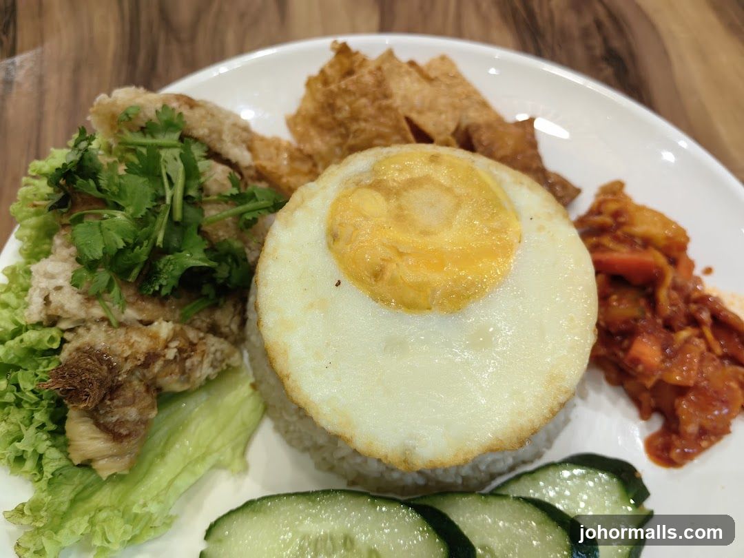 Fried Chicken Rice Plate