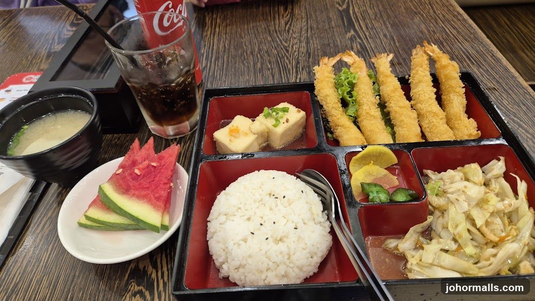Dining Table with Japanese Meal