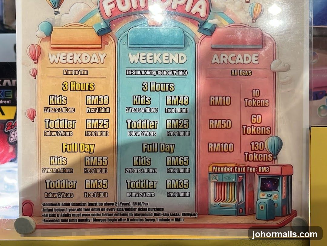 Funopia Pricing Chart