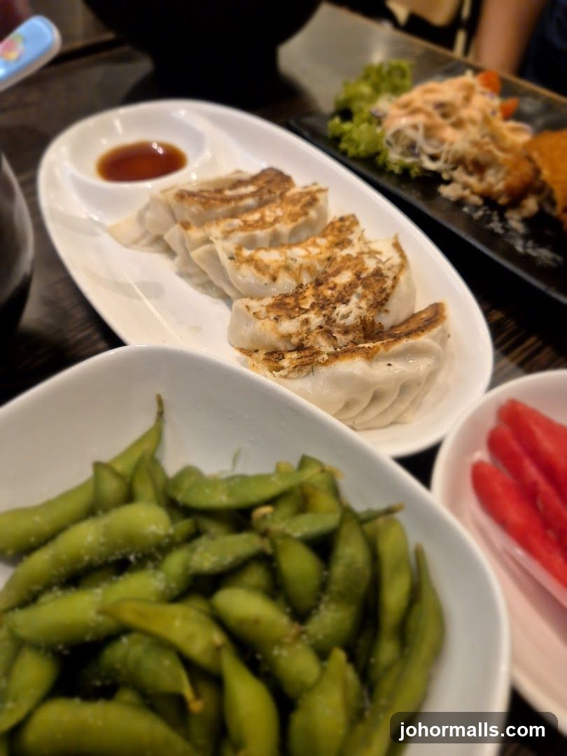 Dining Table with Food Items