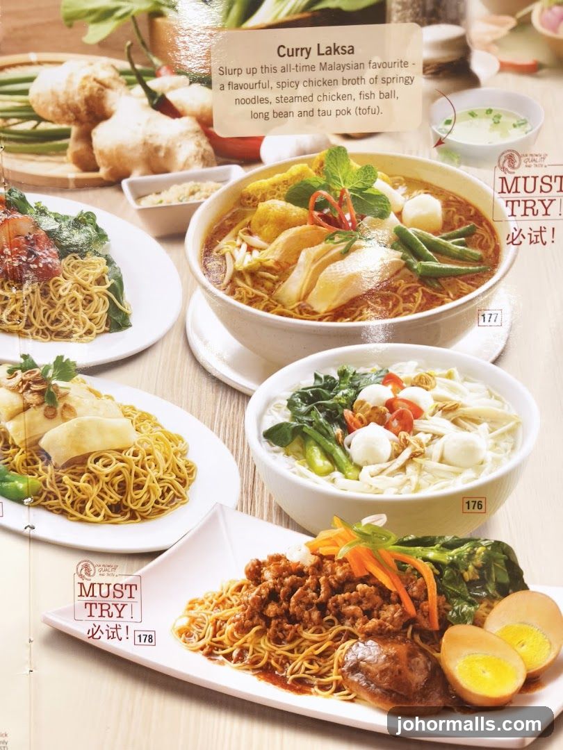 Malaysian Food Menu