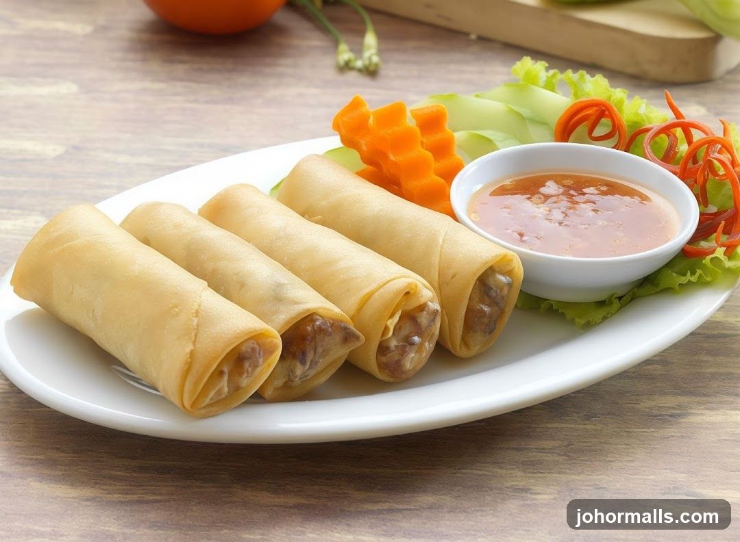 Spring Rolls with Dipping Sauce