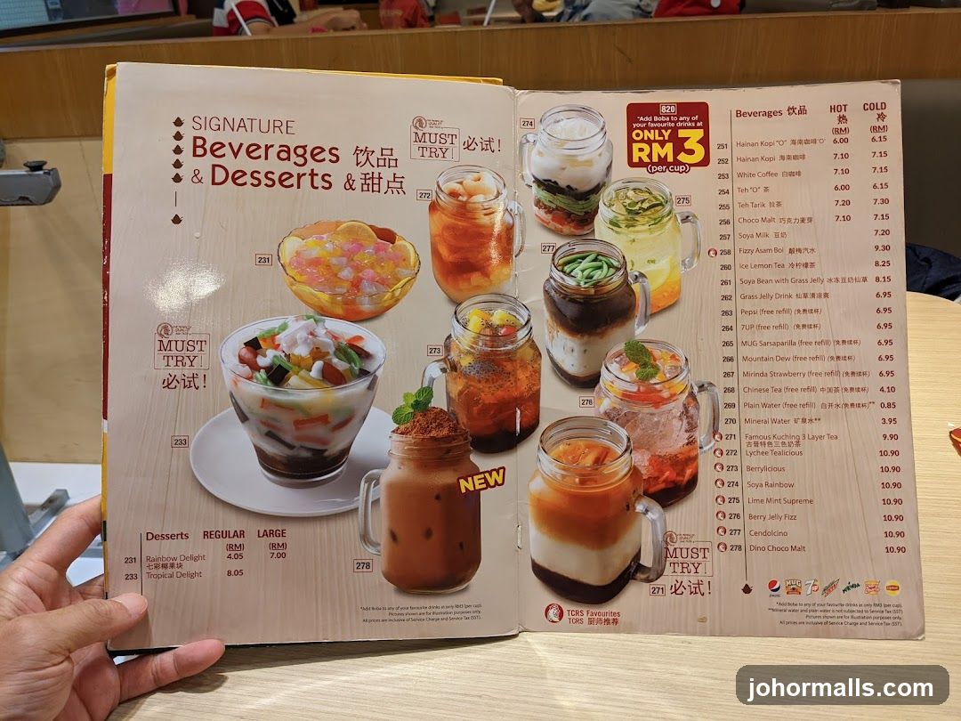 Beverages & Desserts
