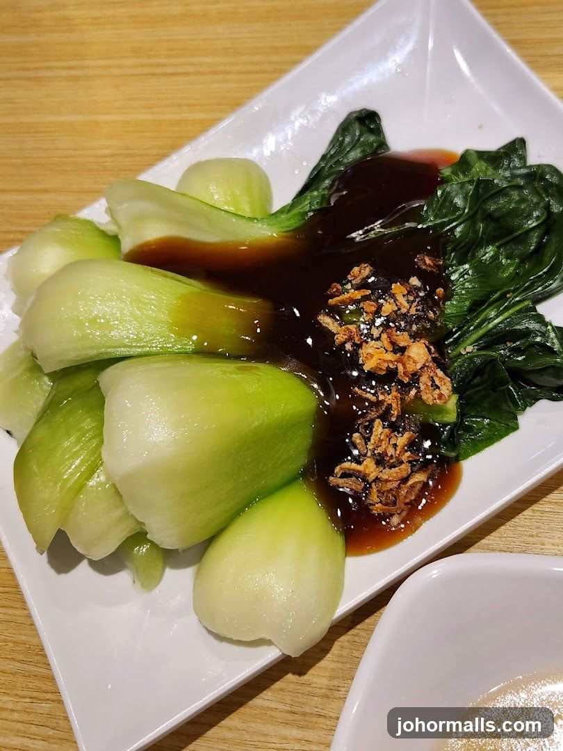 Bok Choy with Sauce