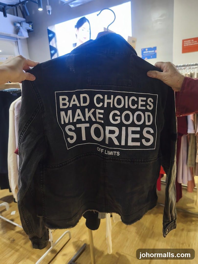 Jacket Display in Store