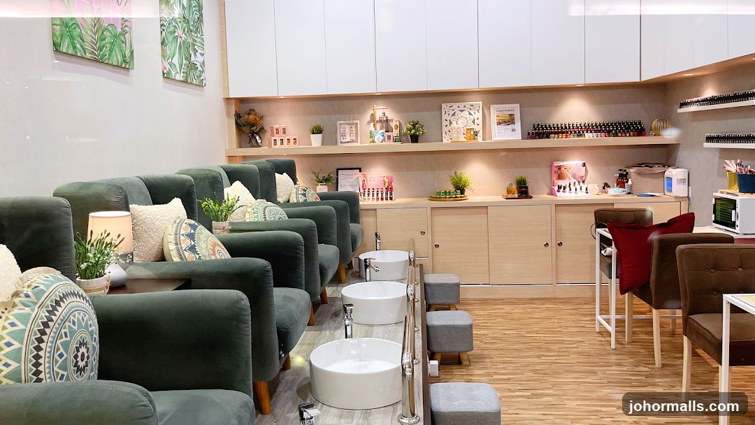 Interior of a nail salon or spa