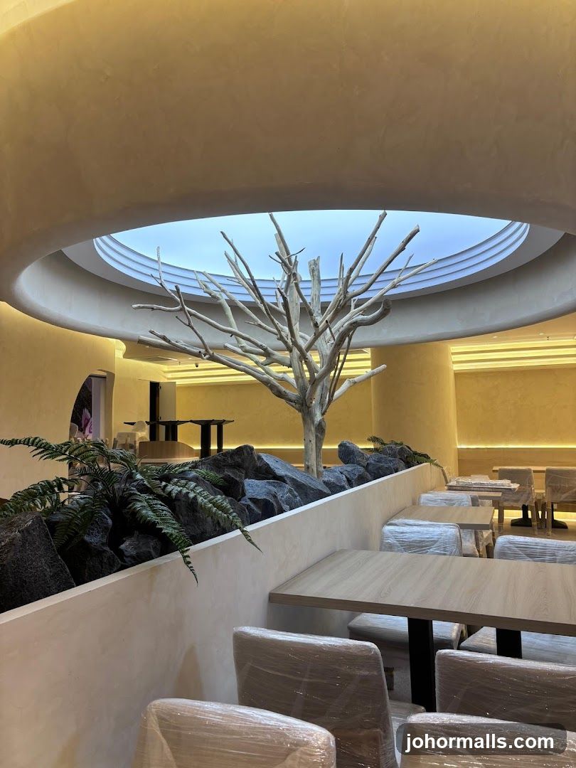 Interior of a modern dining space