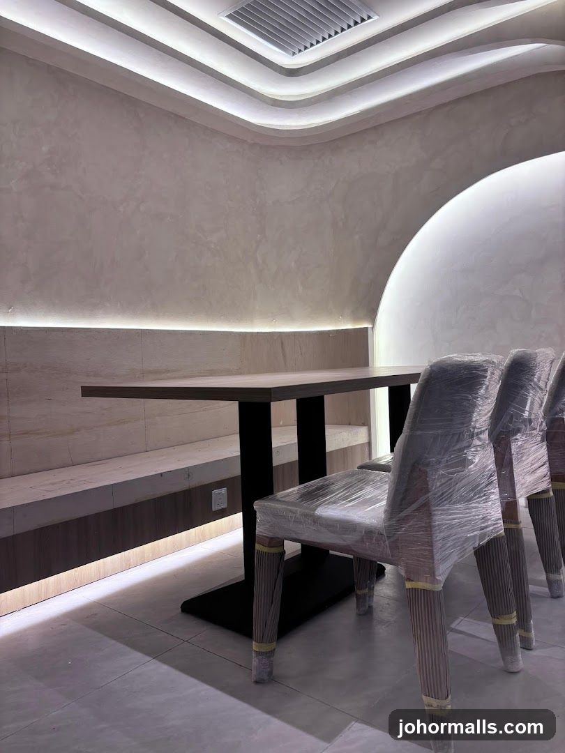 Interior dining area