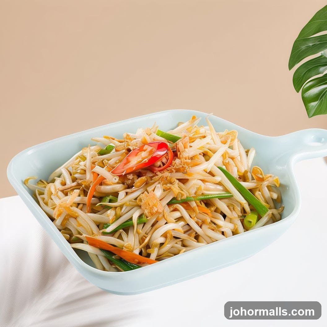 Stir-fried bean sprouts dish