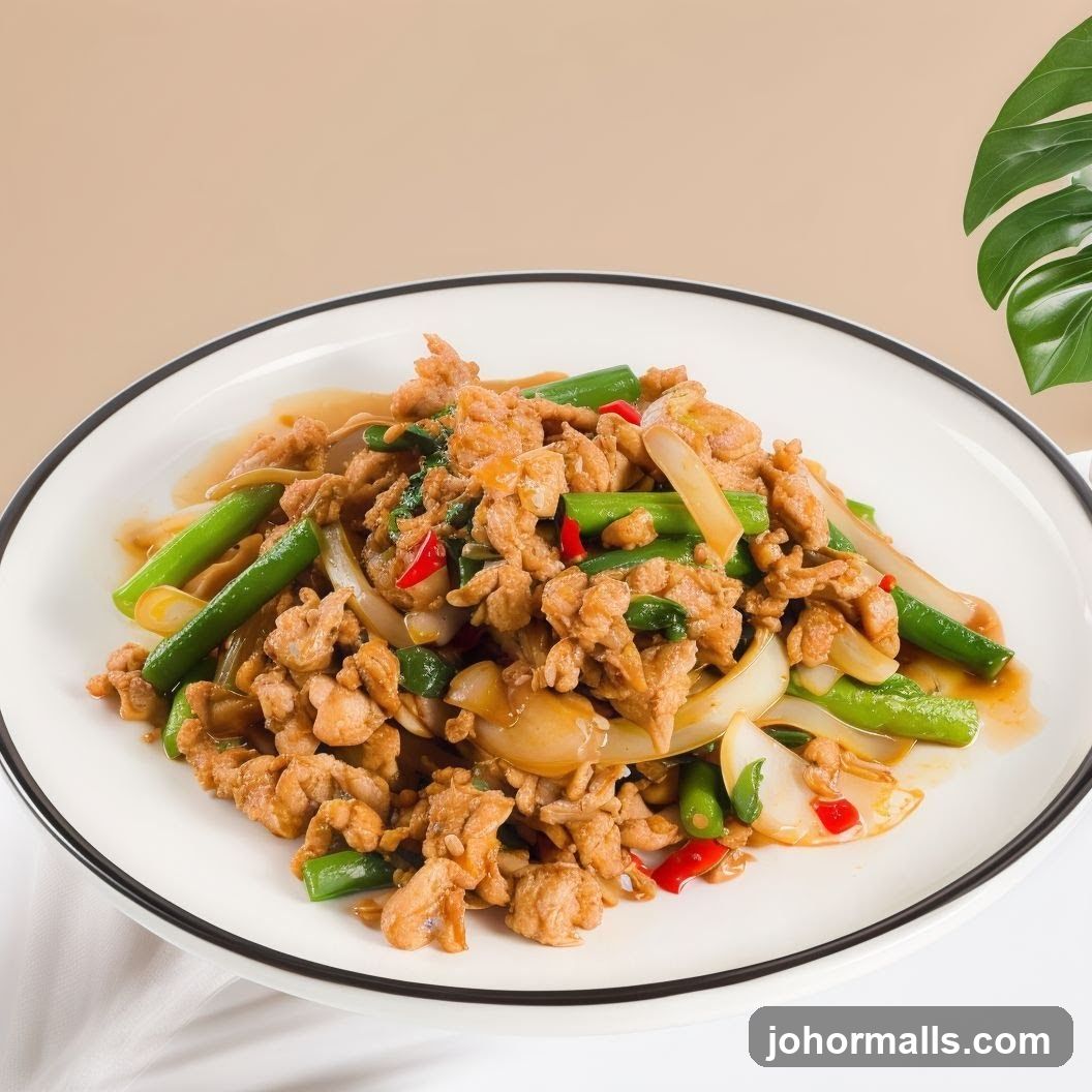 Stir-fried meat dish