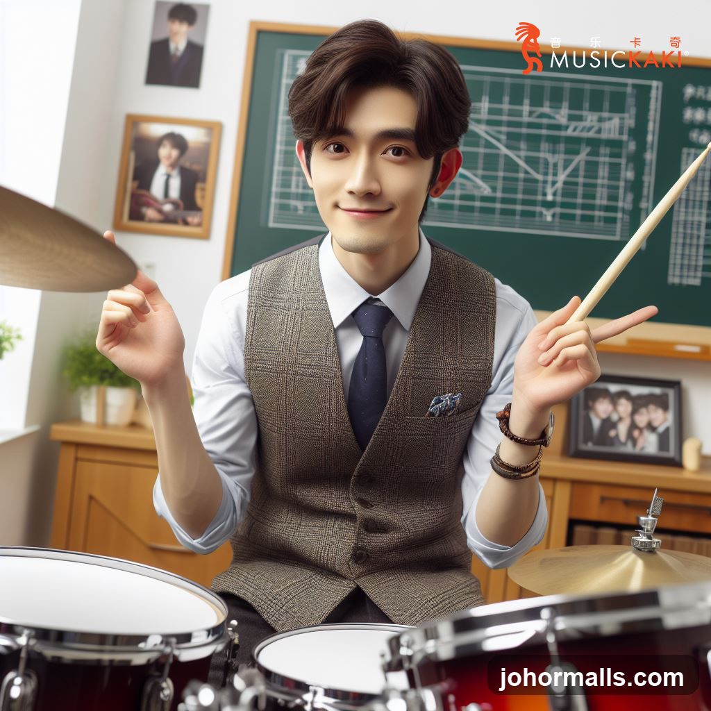 Drummer in Classroom Setting