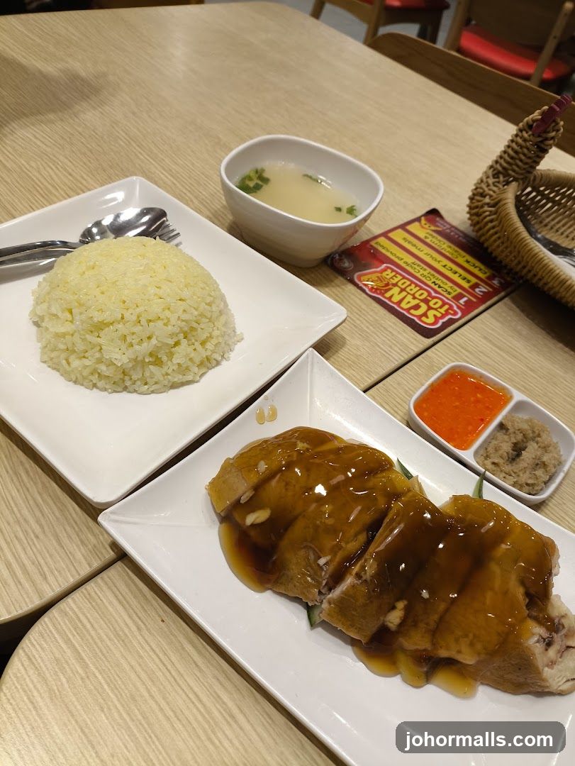 Dining Table with Food Items