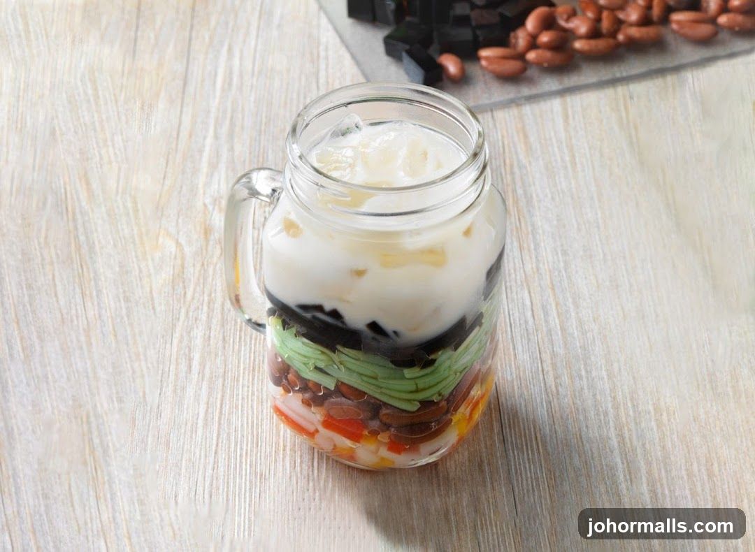Layered Dessert in Mason Jar