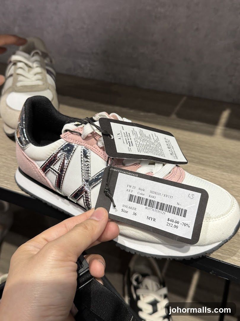 Shoe Display in Store