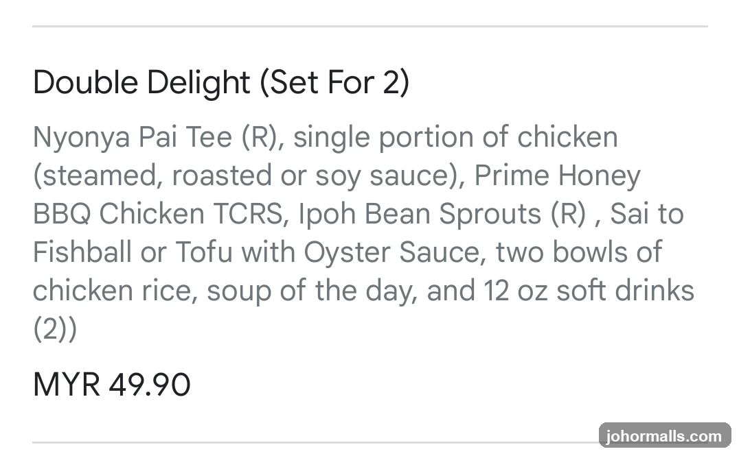 Double Delight (Set For 2)