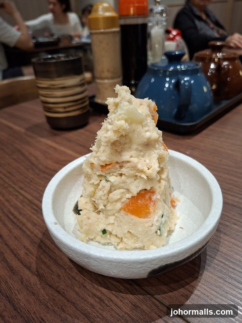 Food in restaurant interior