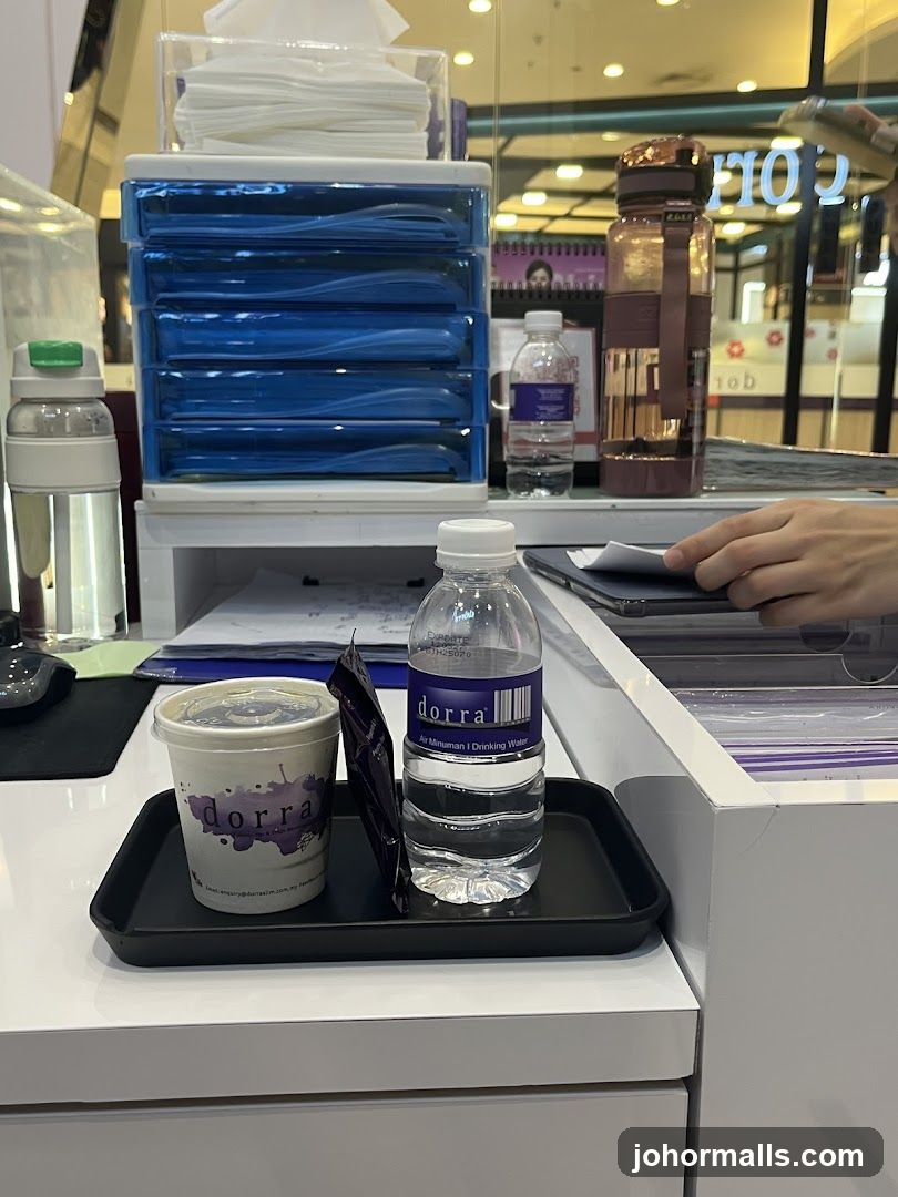Counter Area with Dorra Products