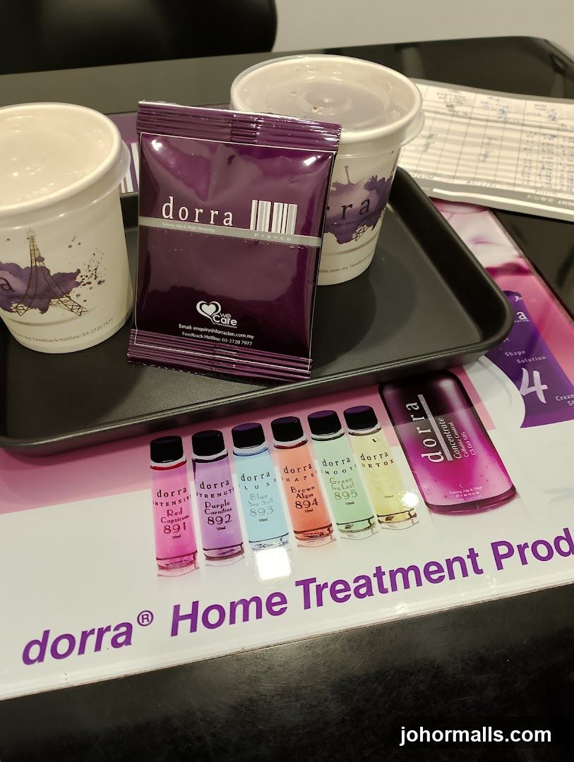 dorra Home Treatment Products Display