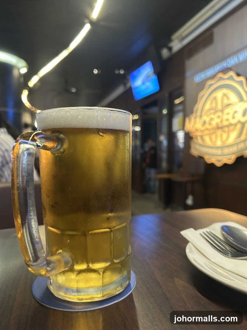 Beer Mug at Restaurant Interior