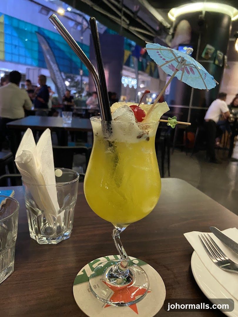 Cocktail at Restaurant Interior