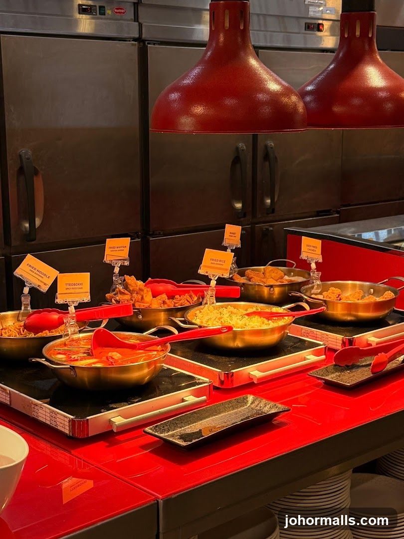 Restaurant buffet station