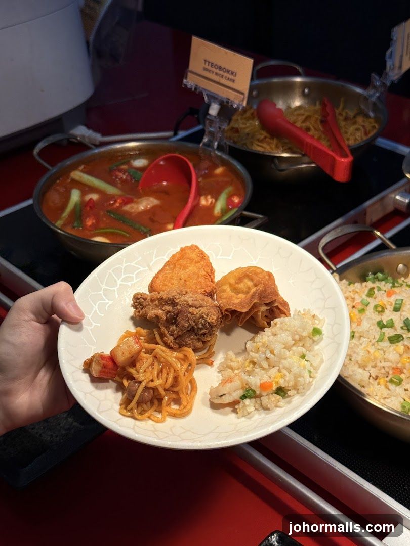 Food buffet display