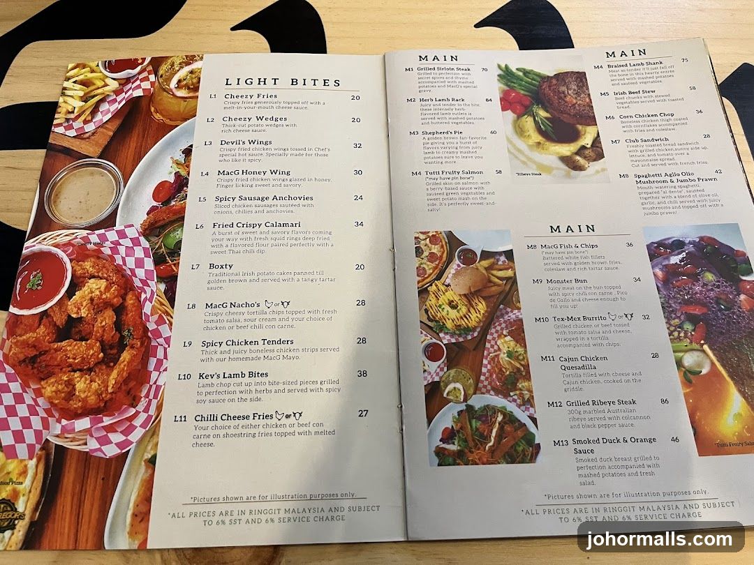 Restaurant Menu
