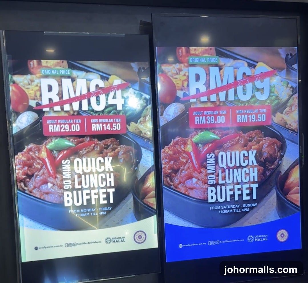Promotional Posters for Quick Lunch Buffet