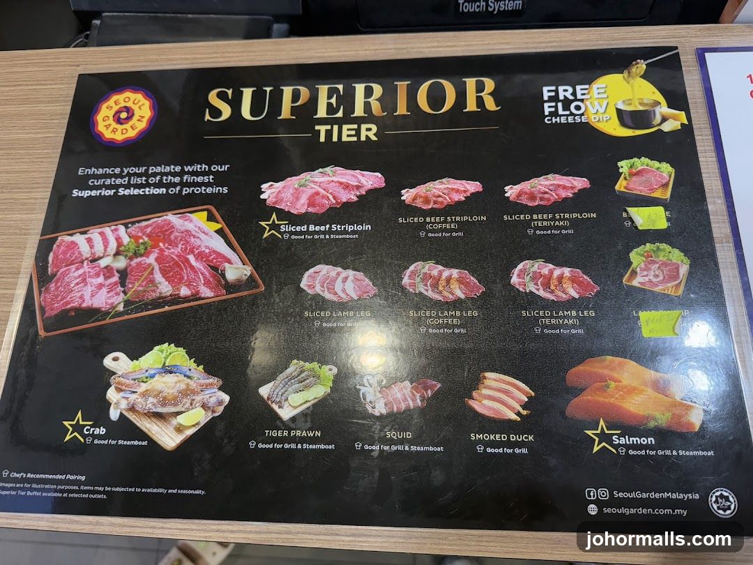 Superior Tier Menu