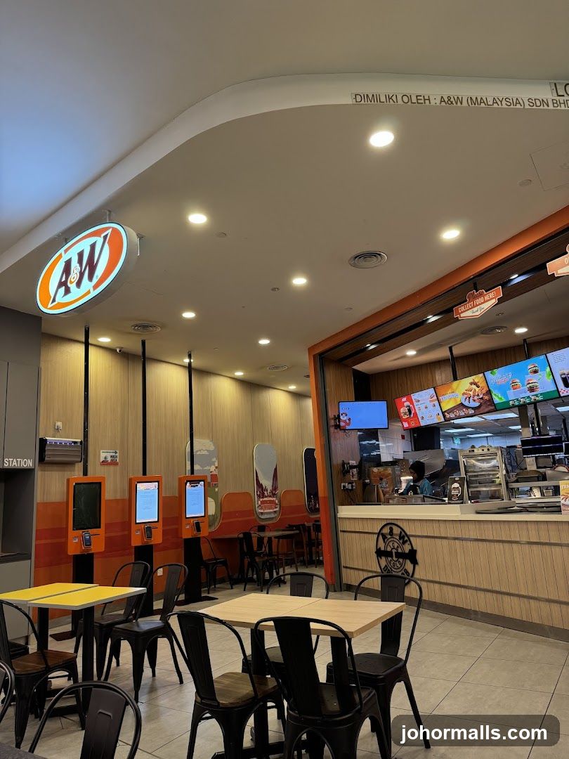 A&W Restaurant Interior