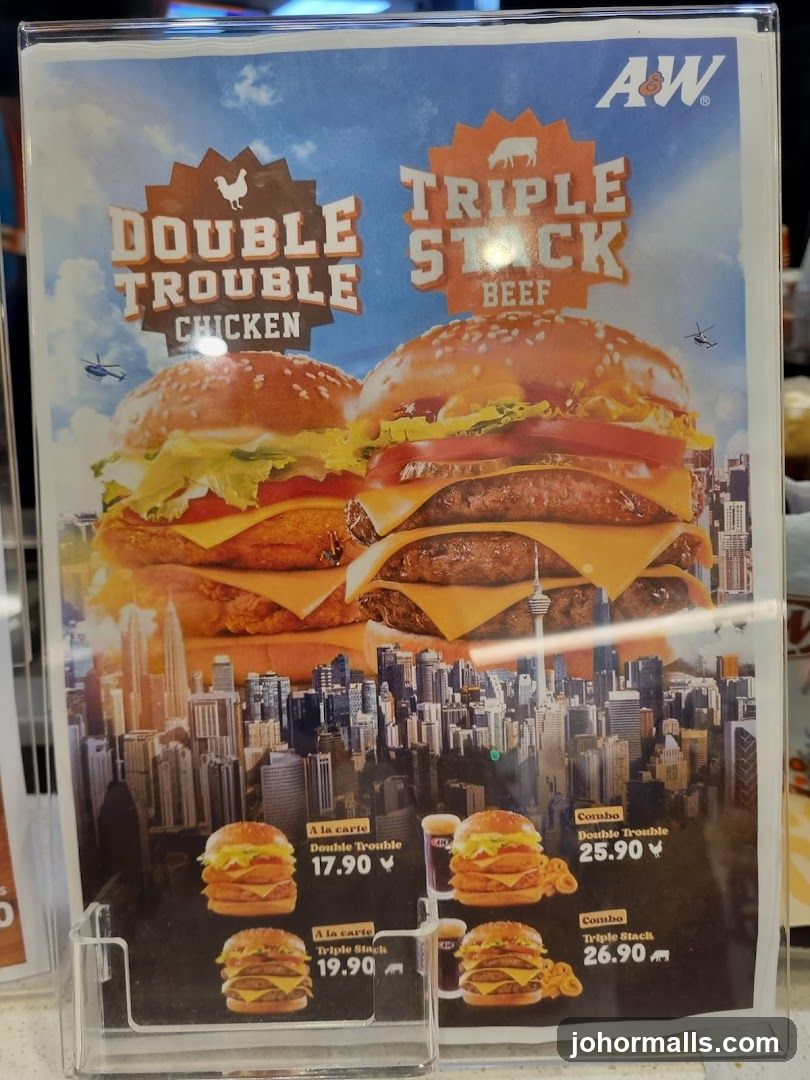 A&W Menu Poster