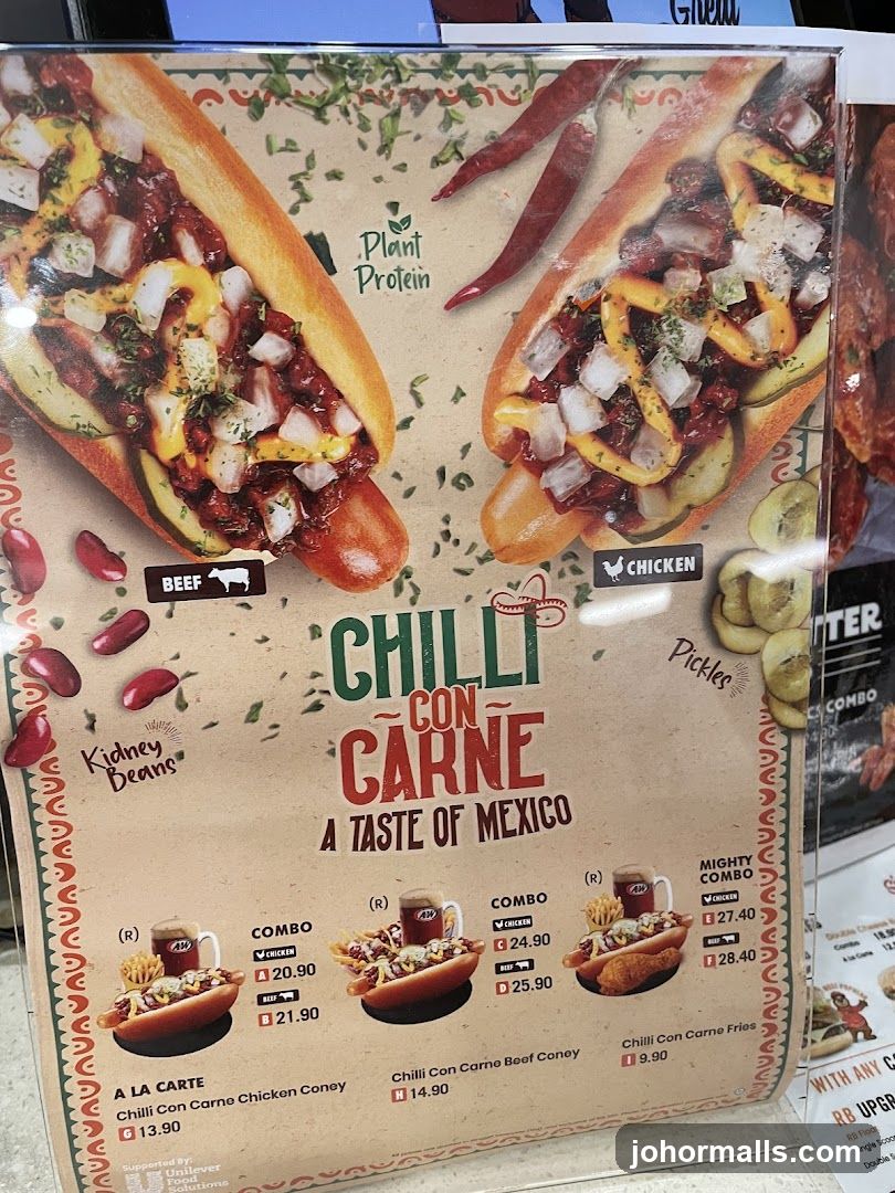 Chili Con Carne Menu