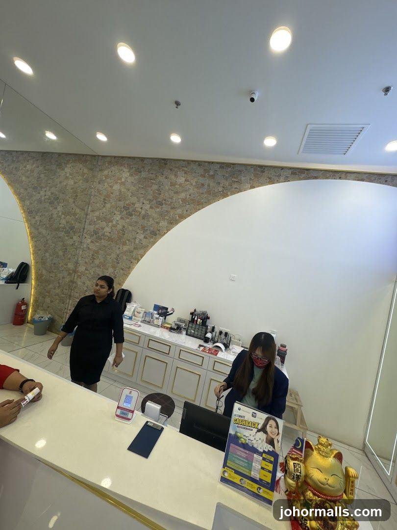Interior reception area