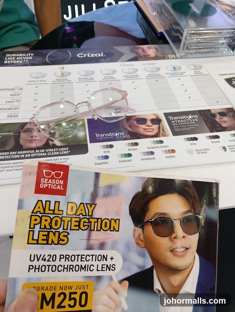 Season Optical promotional display