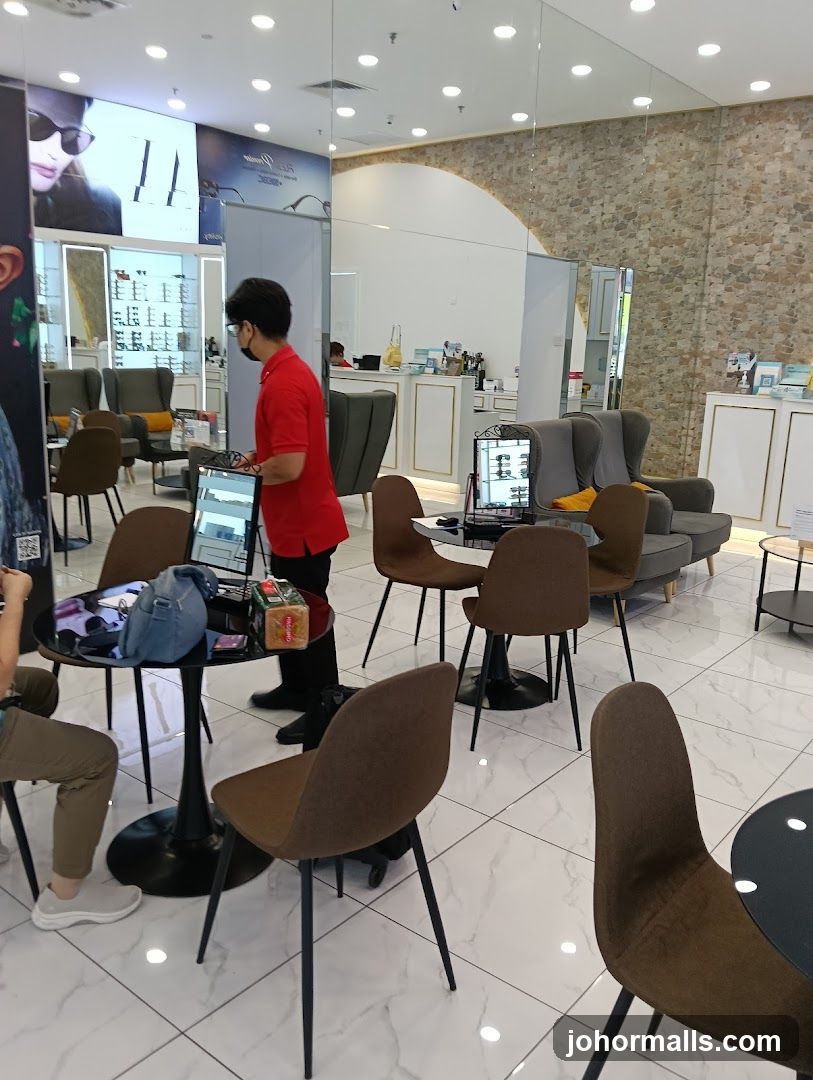 Interior of optical store