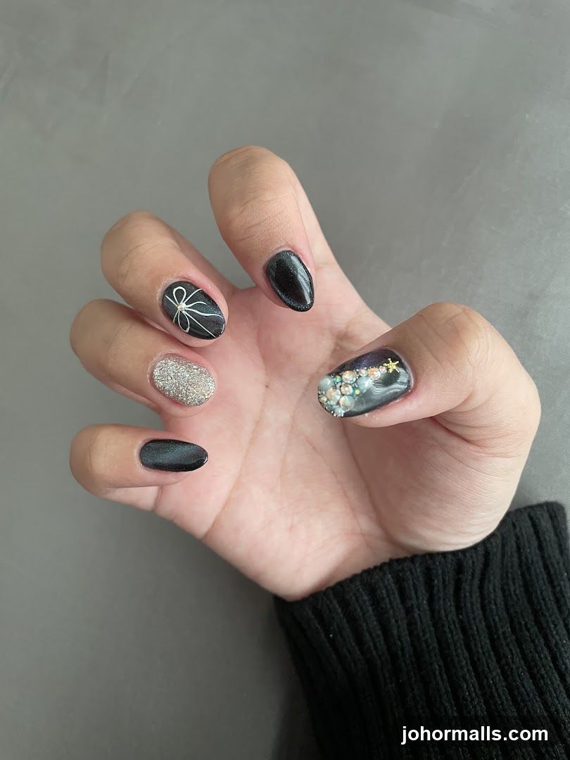 Hand with Nail Art