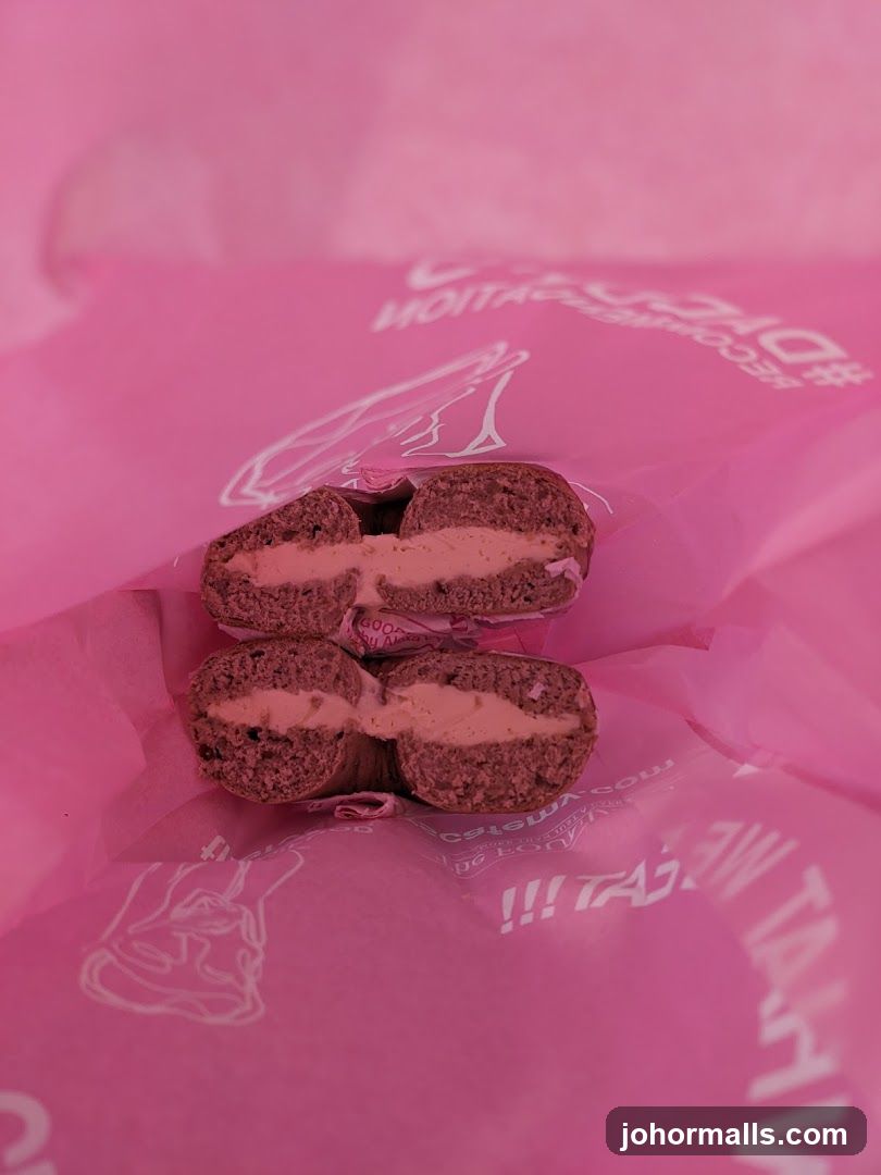 Pink Packaging with Bagel