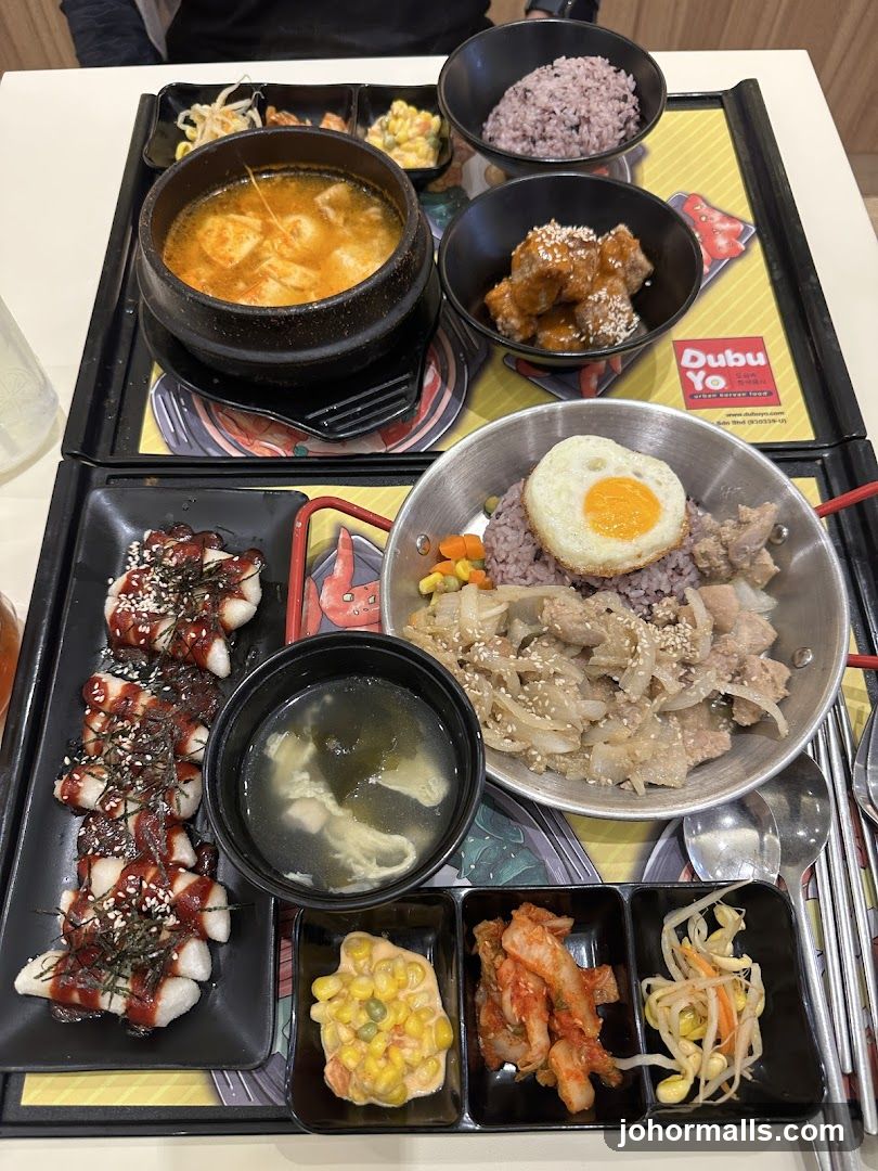 Dinner Tray at Dubu Yo Restaurant