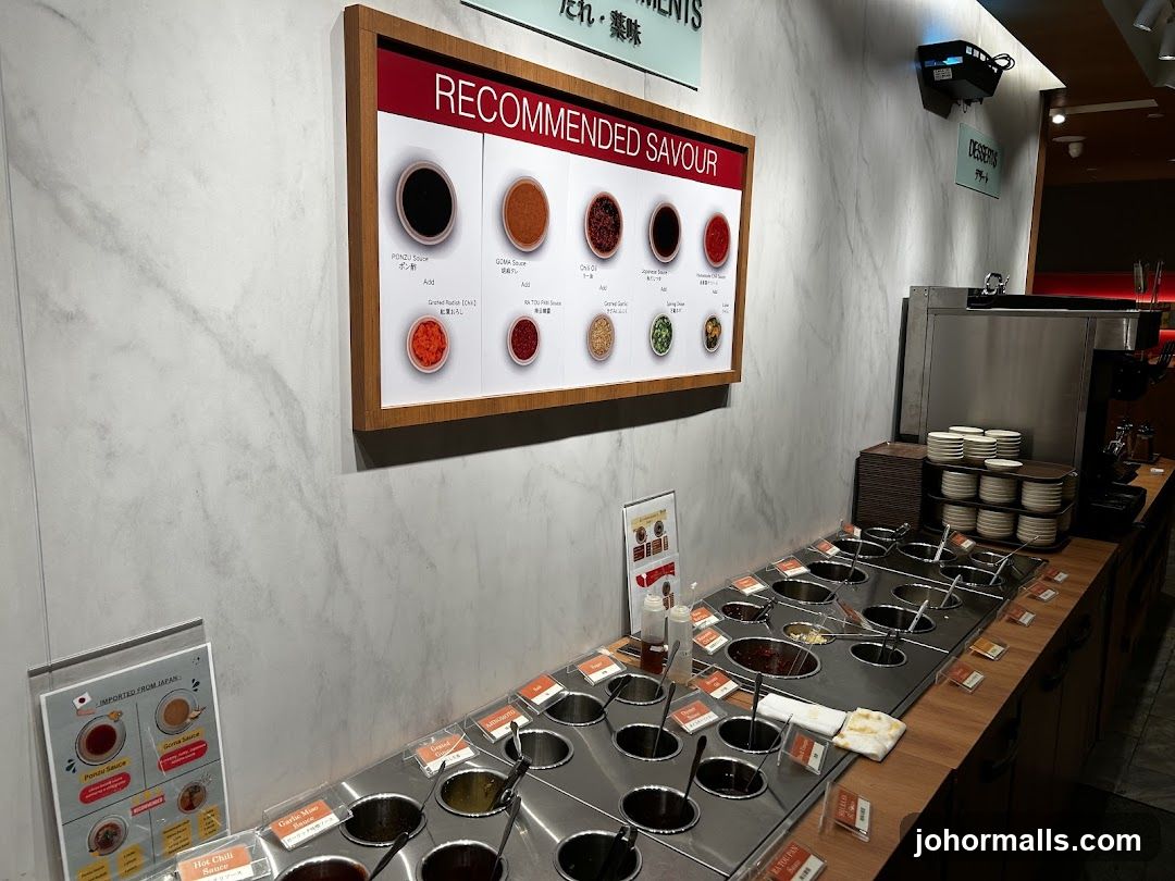 Sauce Selection Counter