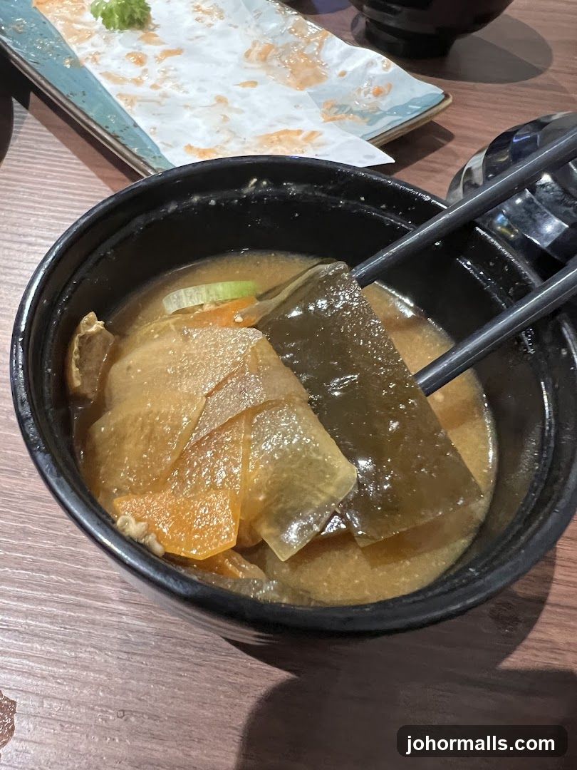 Close-up of a bowl of soup