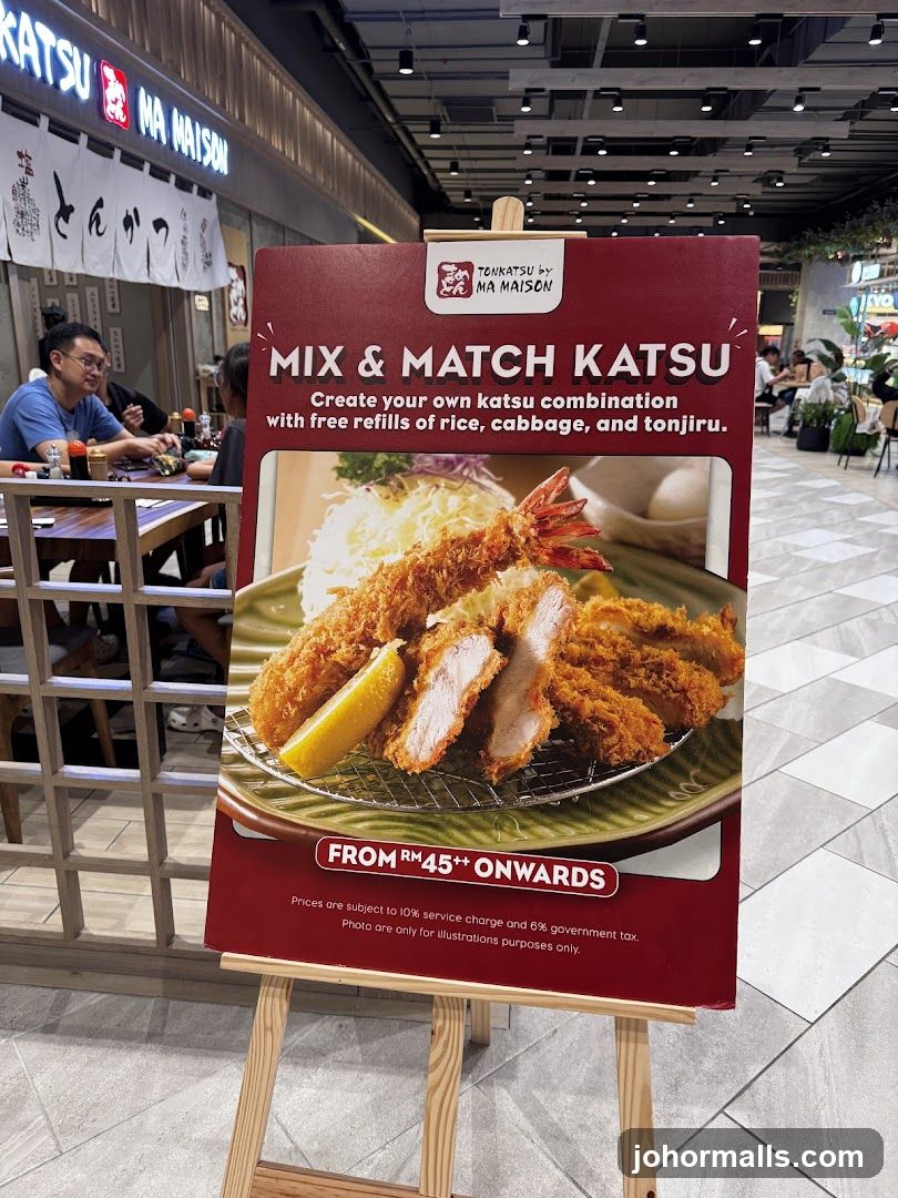 Mix & Match Katsu Promotion Sign