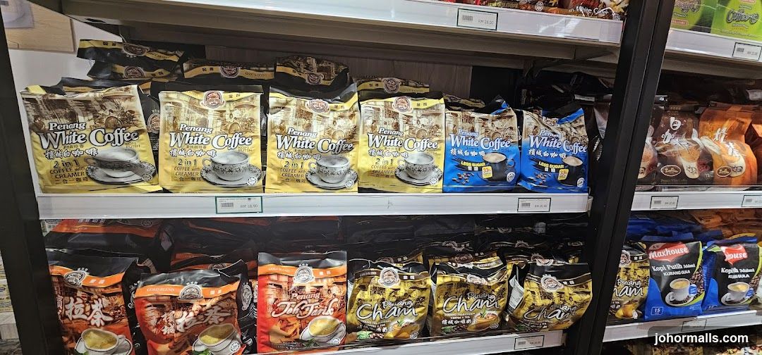 Coffee products shelf