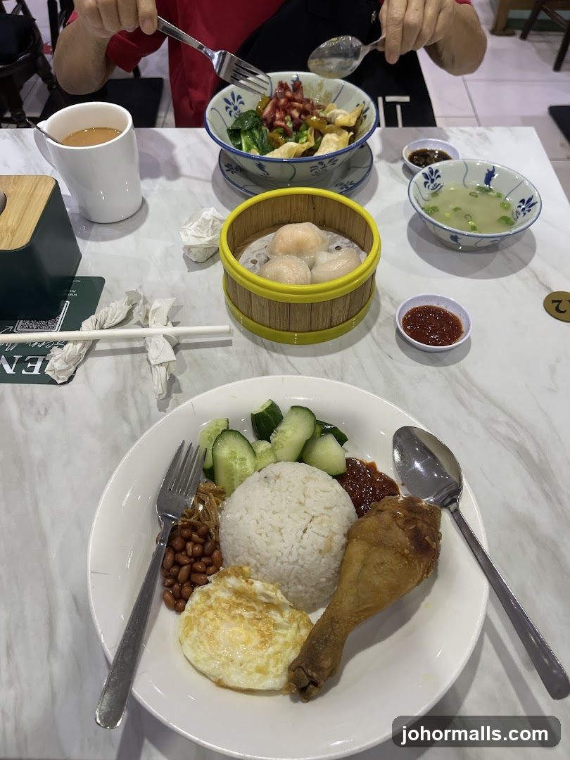 Dining Table with Food